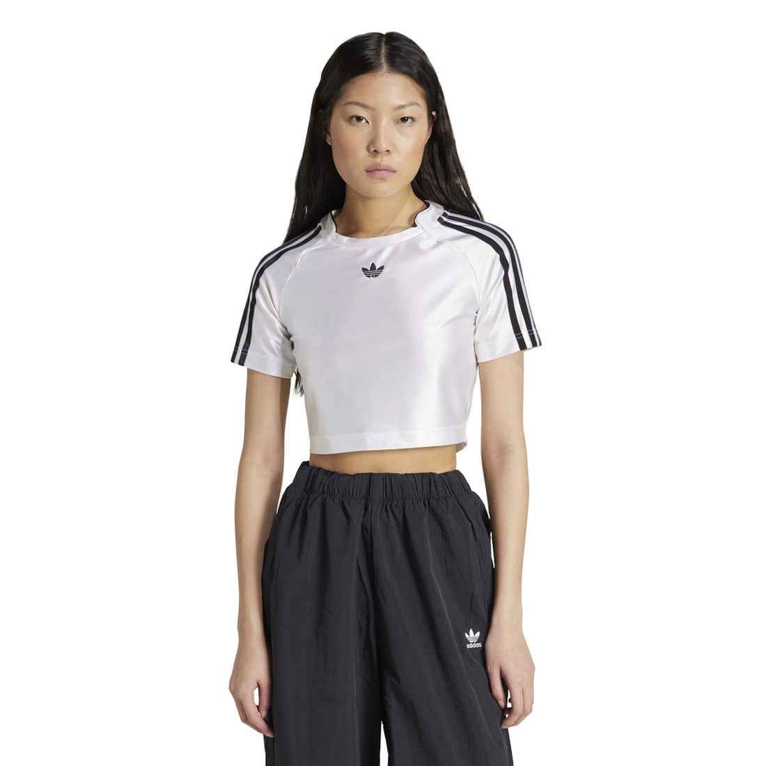 アディダス オリジナルス adidas Originals adidas Originals ADICOLOR TEAMGEIST BABY TEE（アディダスオリジナルス アディカラー チームガイスト ベビー半袖Tシャツ） （White） White