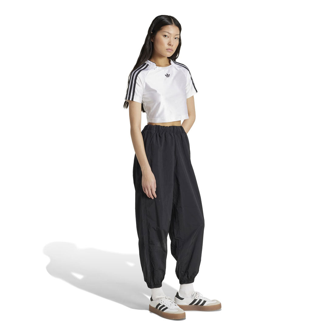アディダス オリジナルス adidas Originals adidas Originals ADICOLOR TEAMGEIST BABY TEE（アディダスオリジナルス アディカラー チームガイスト ベビー半袖Tシャツ） （White） White