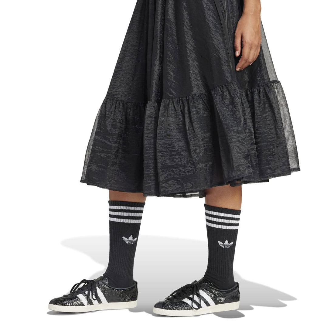 アディダス オリジナルス adidas Originals ウエストバンド チュール マキシスカート（WAISTBAND TULLE MAXI SKIRT） （Black） Black