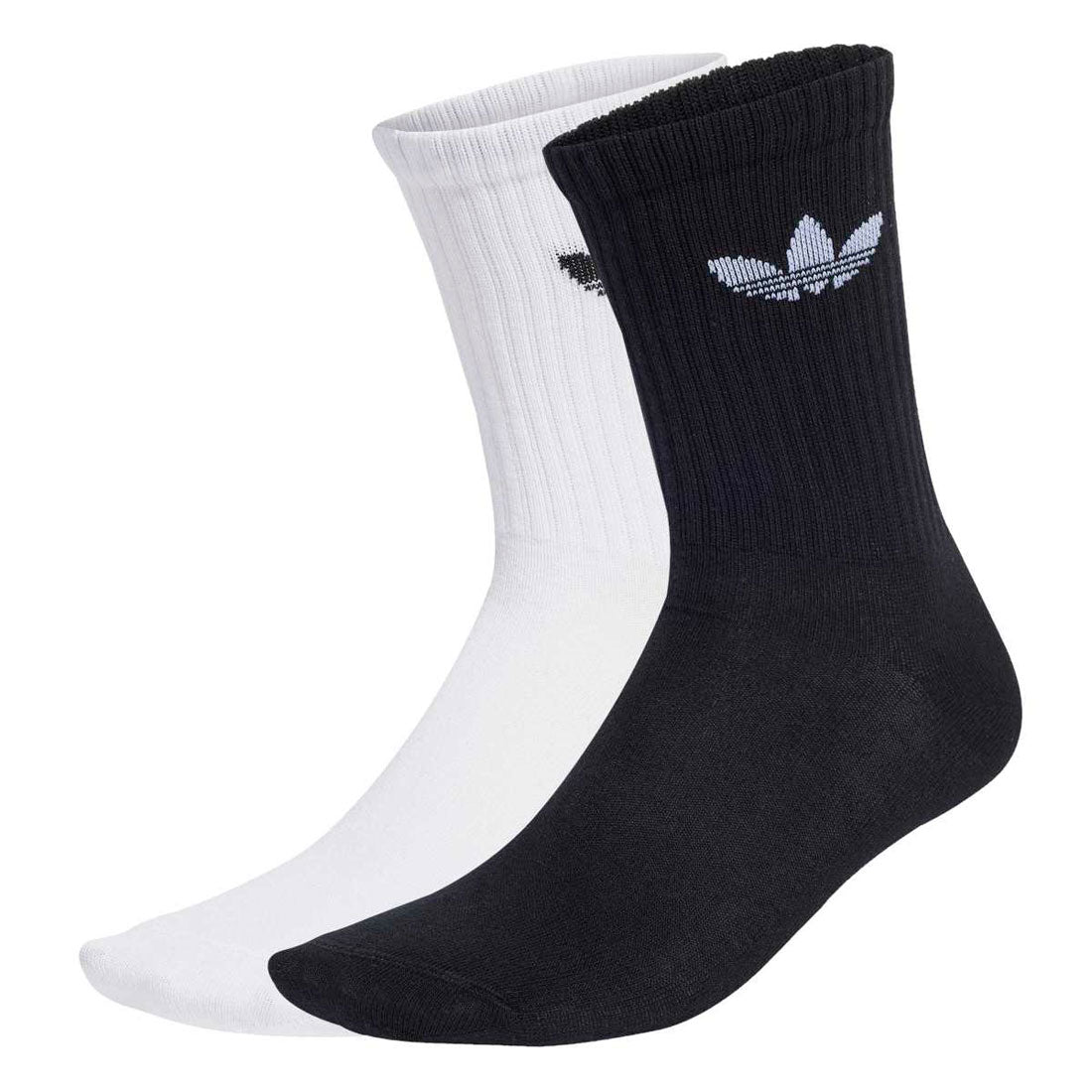 アディダス オリジナルス adidas Originals フリル クルーソックス 2足組（RUFFLE CREW SOCKS 2 PAIRS） （White / Black） White / Black
