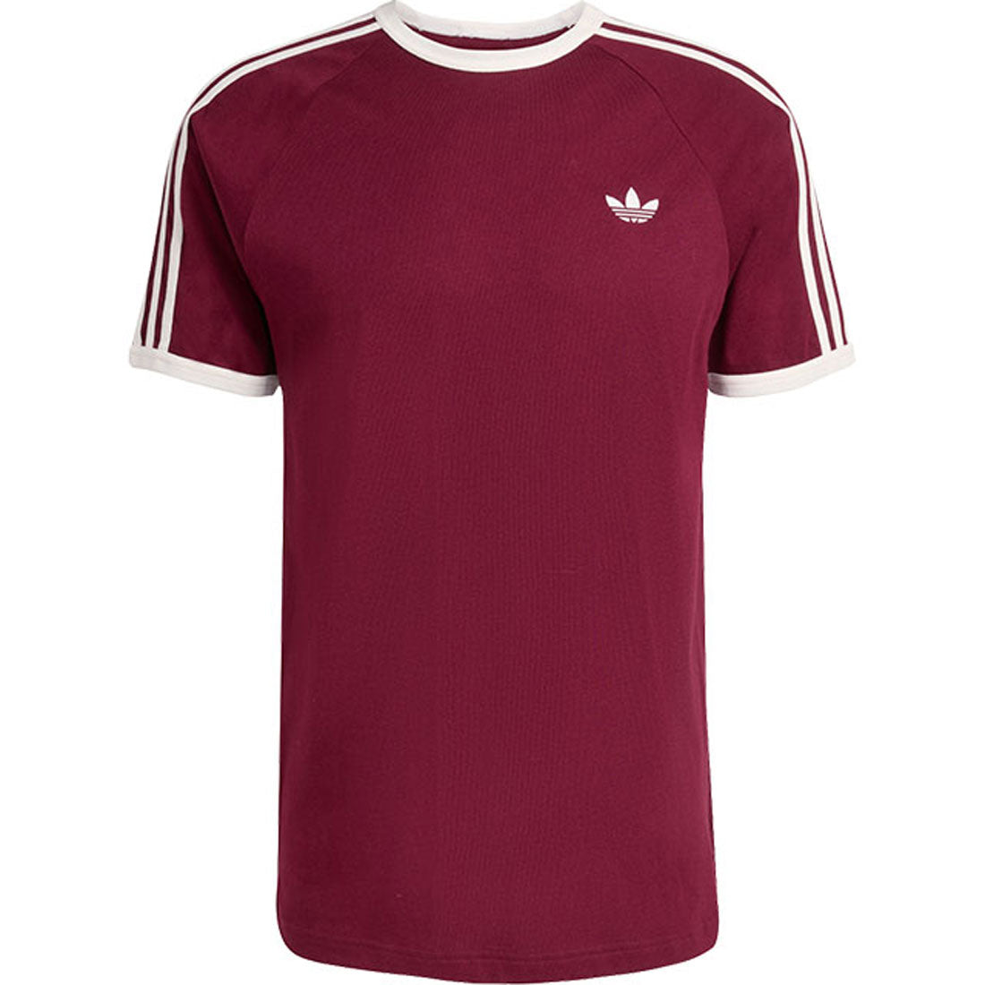 アディダス オリジナルス adidas Originals W 3-STRIPES TEE マルーン/オフホワイト [DB785/KQ9639] （マルーン/オフホワイト） マルーン/オフホワイト