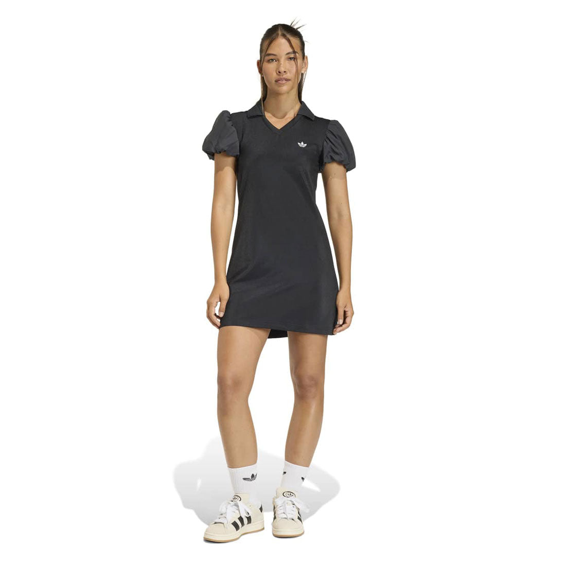 アディダス オリジナルス adidas Originals バルーンスリーブ付きワンピース（DRESS WITH BALLOON SLEEVES） （Black） Black