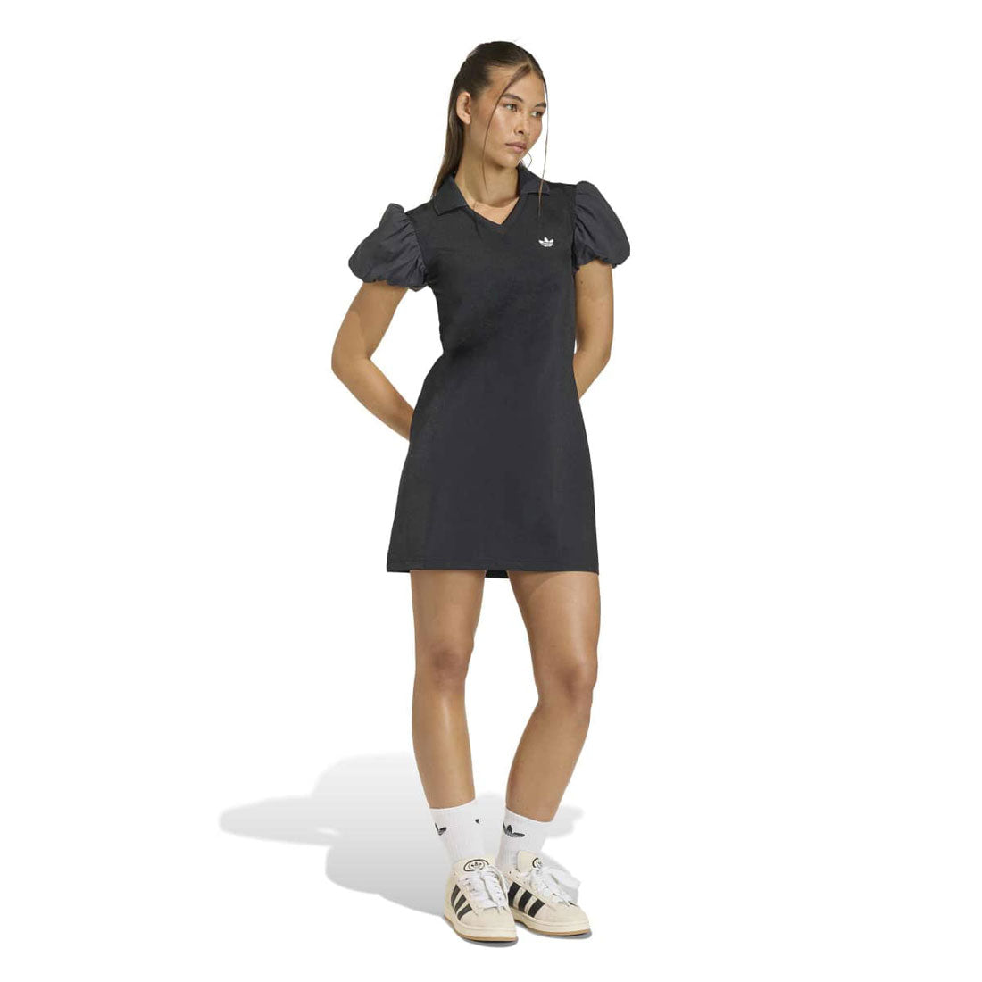 アディダス オリジナルス adidas Originals バルーンスリーブ付きワンピース（DRESS WITH BALLOON SLEEVES） （Black） Black