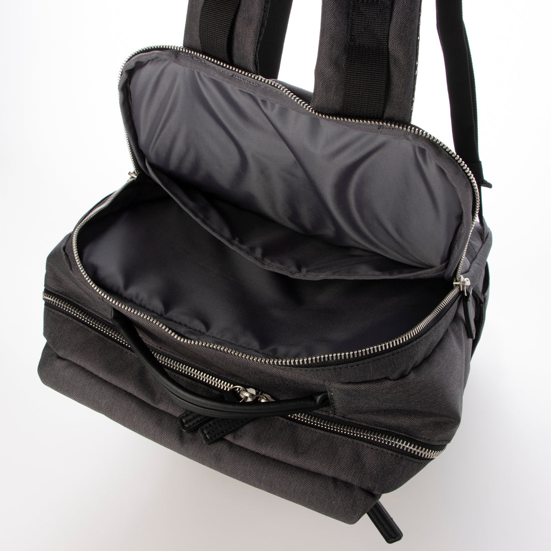 アドポーション ADPOSION 【YAK PAK / ヤックパック】SQUARE BACKPACK / 撥水加工 スクエアビジネスリュック （ブラック） ブラック