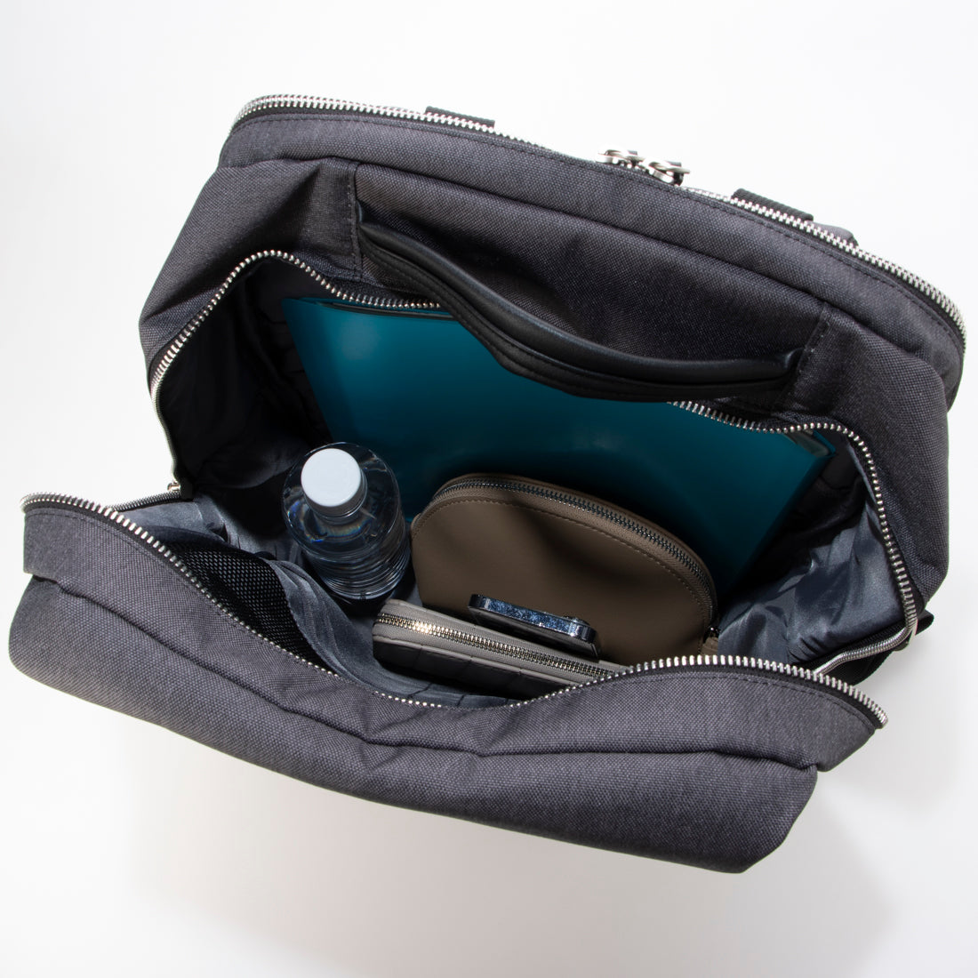 アドポーション ADPOSION 【YAK PAK / ヤックパック】SQUARE BACKPACK / 撥水加工 スクエアビジネスリュック （ブラック） ブラック