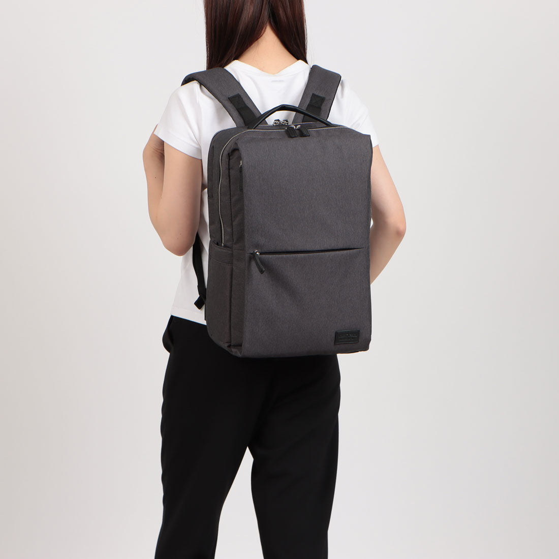 アドポーション ADPOSION 【YAK PAK / ヤックパック】SQUARE BACKPACK / 撥水加工 スクエアビジネスリュック （ブラック） ブラック