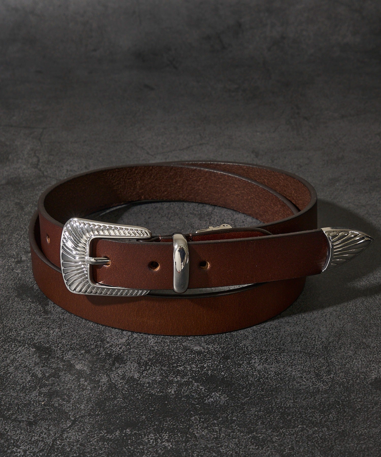 アドポーション ADPOSION 【Lee】レザーウエスタンベルト