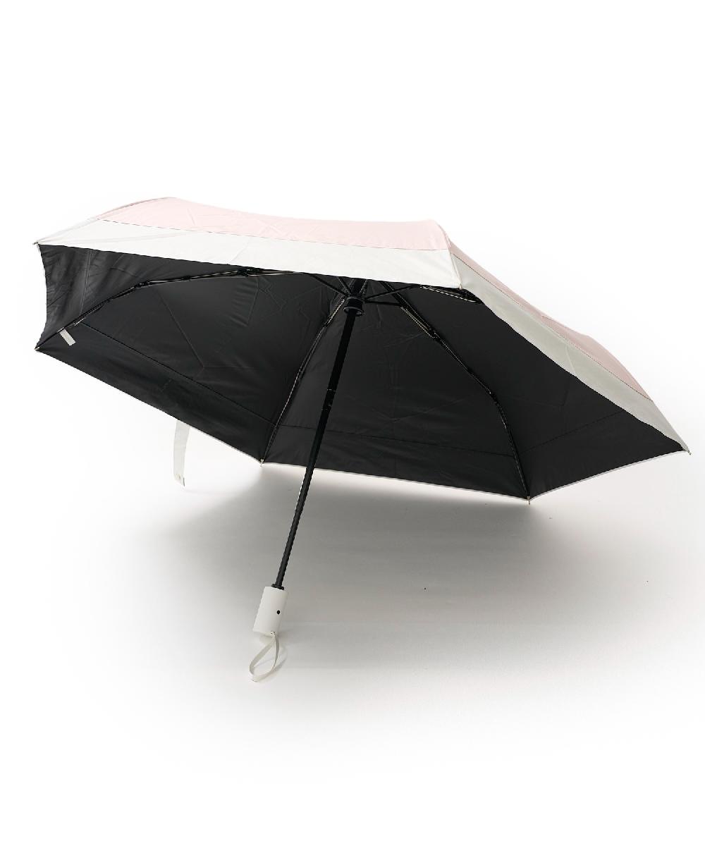 アドポーション ADPOSION 晴雨兼用 53㎝ UV バイカラー 自動開閉 折畳み傘 日傘 （ピンク） ピンク