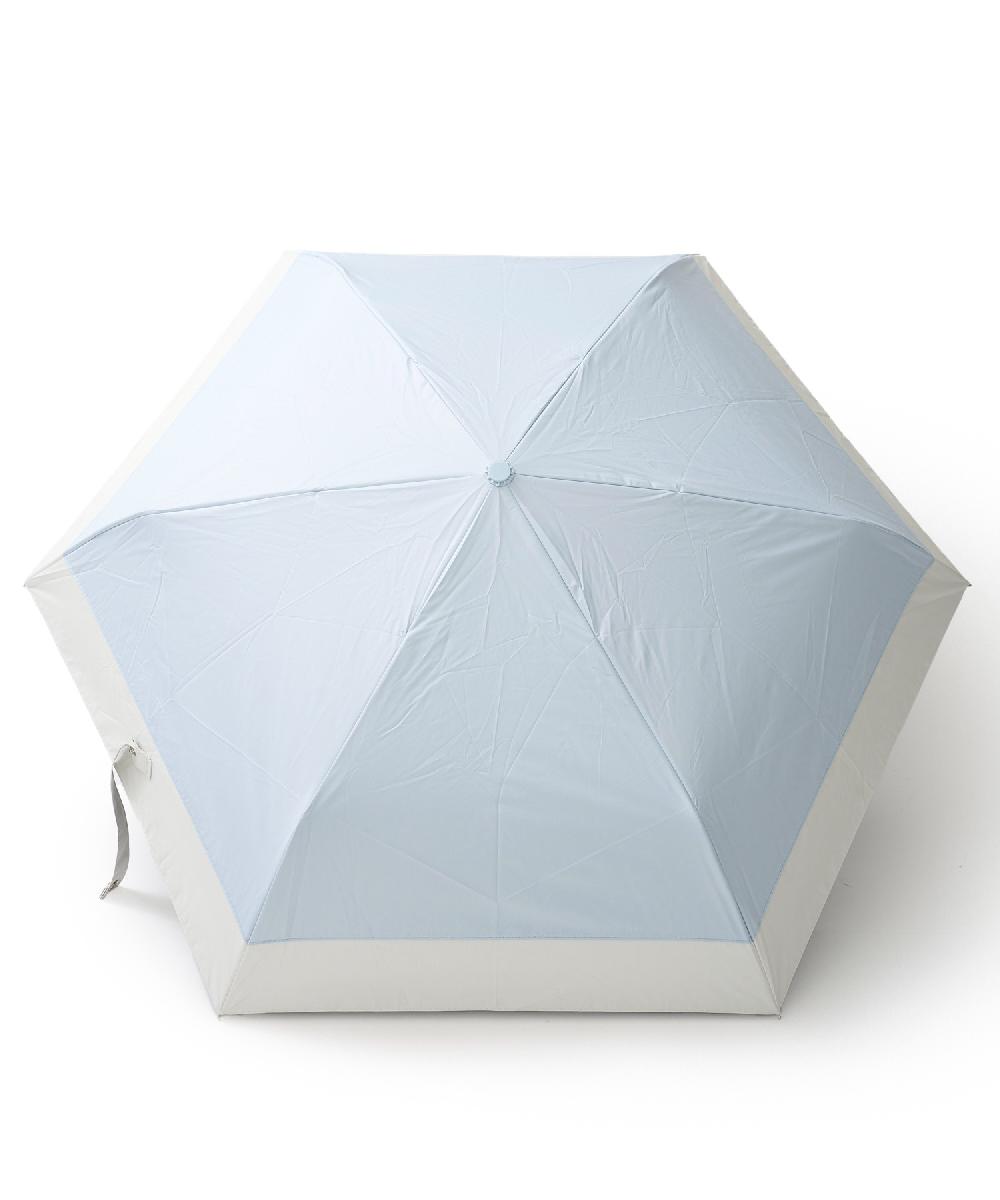 アドポーション ADPOSION 晴雨兼用 53㎝ UV バイカラー 自動開閉 折畳み傘 日傘 （ピンク） ピンク