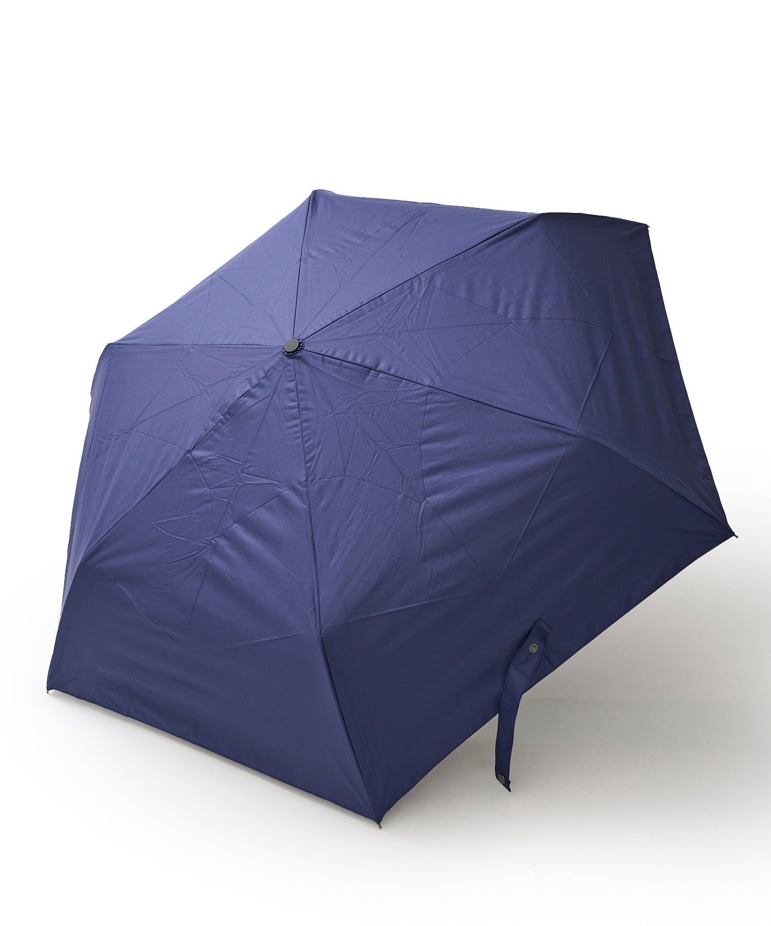 アドポーション ADPOSION 晴雨兼用 58㎝ UV 自動開閉 折畳み傘 （ネイビー） ネイビー
