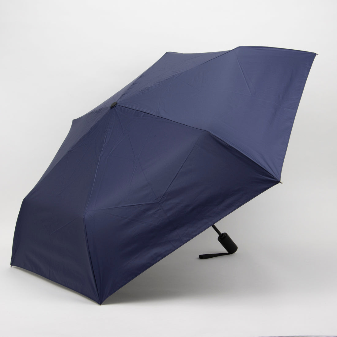 アドポーション ADPOSION 晴雨兼用 58㎝ UV 自動開閉 折畳み傘 （ネイビー） ネイビー