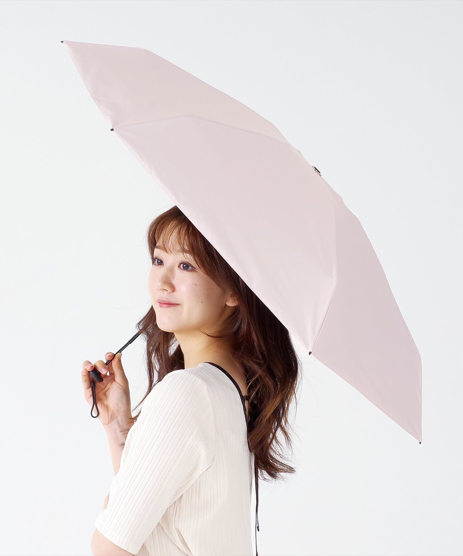 アドポーション ADPOSION 【日傘 晴雨兼用】sun shade 5steps mini 50 遮光 遮熱 日傘 （ピンク） ピンク