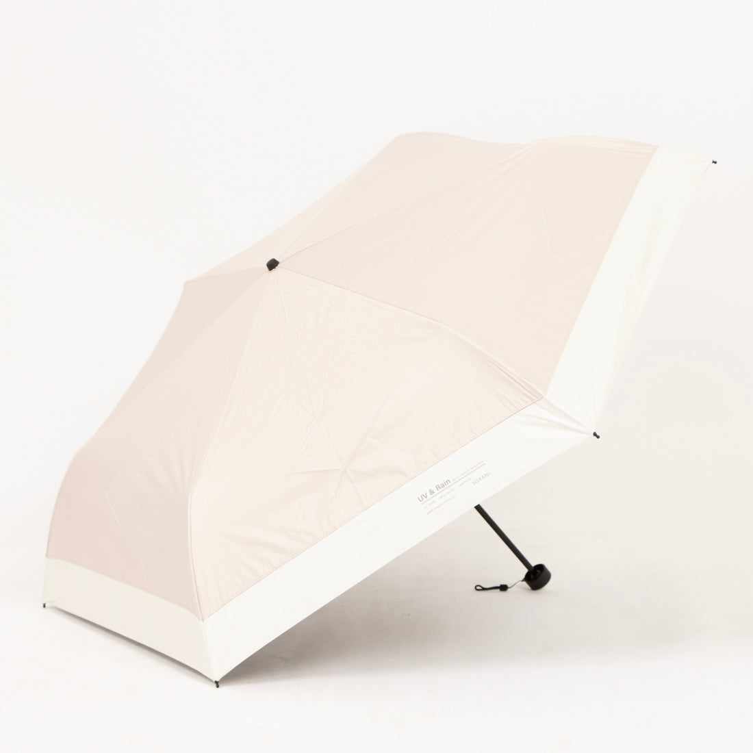 アドポーション ADPOSION 【日傘 晴雨兼用】sun shade bicolor 60㎝ （ベージュ） ベージュ