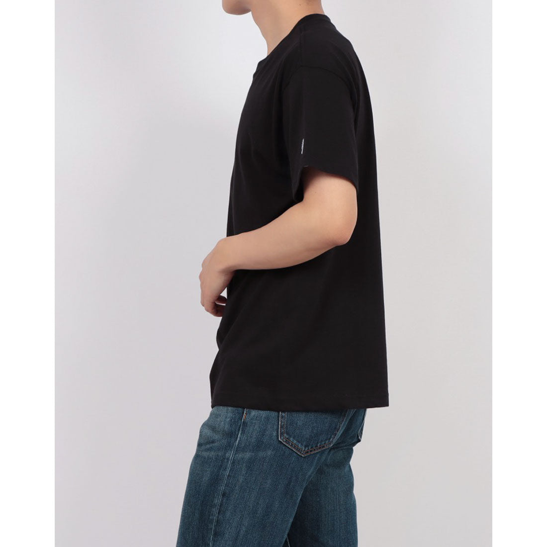 アドポーション ADPOSION NEWTRAL 5.6オンスクルーネックTシャツ （ブラック） ブラック