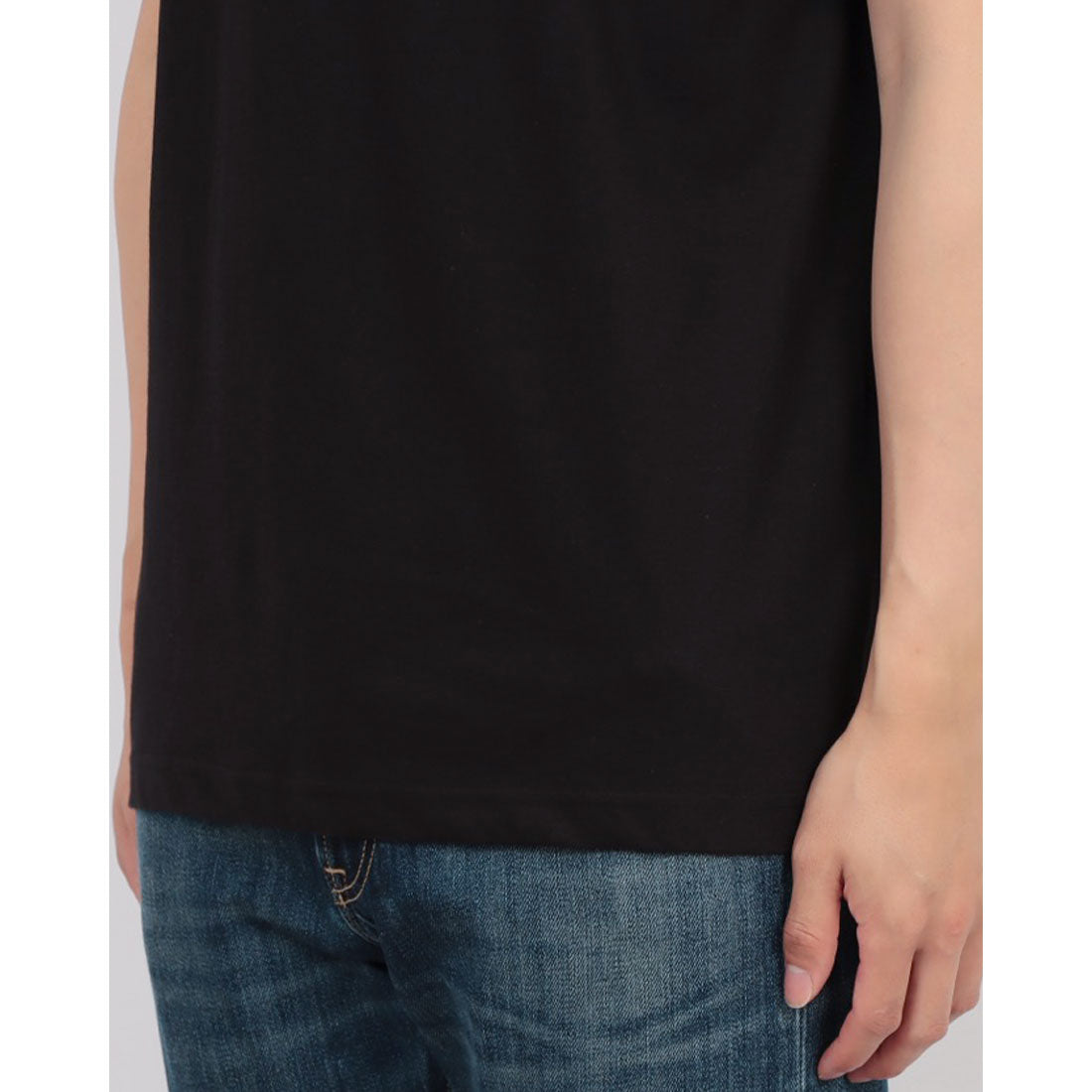 アドポーション ADPOSION NEWTRAL 5.6オンスクルーネックTシャツ （ブラック） ブラック