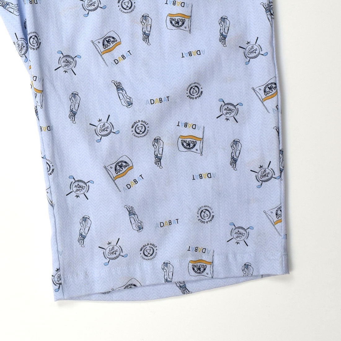 アダバット リラックスウェア　アンダーウェア adabat RELAX WEAR / UNDER WEAR 半袖布帛パジャマ （ブルー） ブルー
