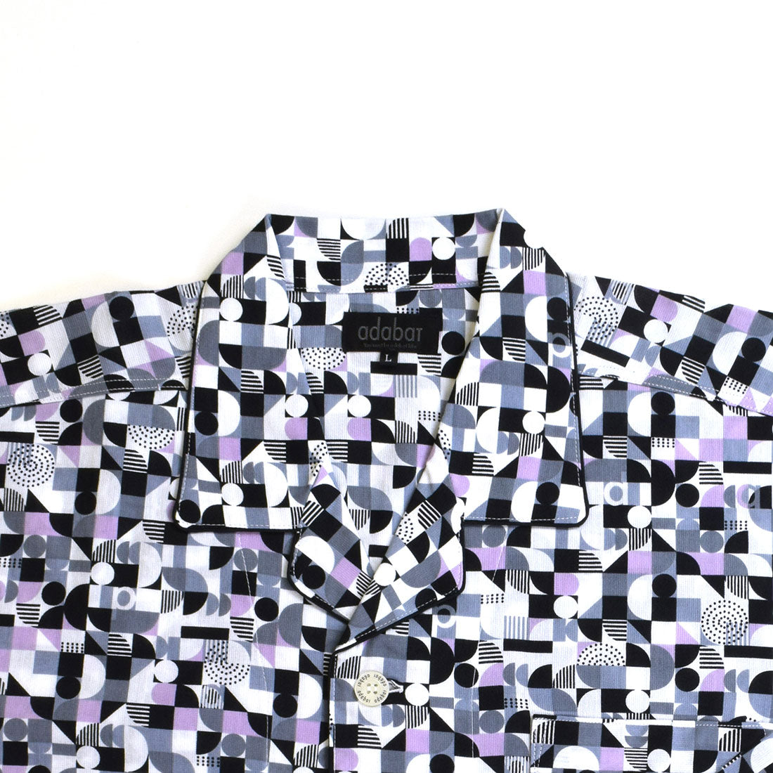 Adabat Relax Wear Underwear adabat RELAX WEAR / UNDER WEAR Long Sleeve Woven Tailored Collar Pajamas