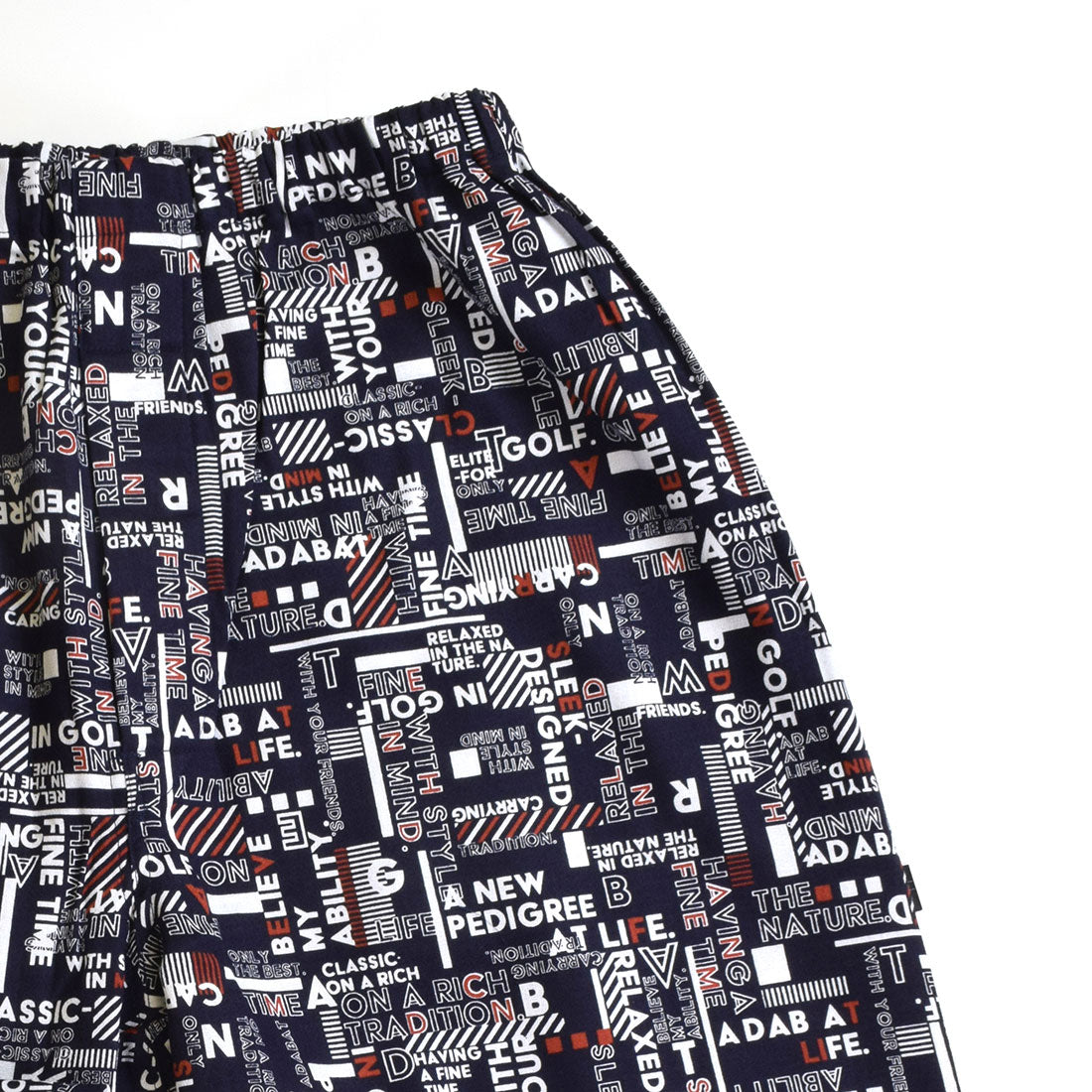 Adabat Relax Wear Underwear adabat RELAX WEAR / UNDER WEAR Long Sleeve Fabric Tailored Collar Pajamas