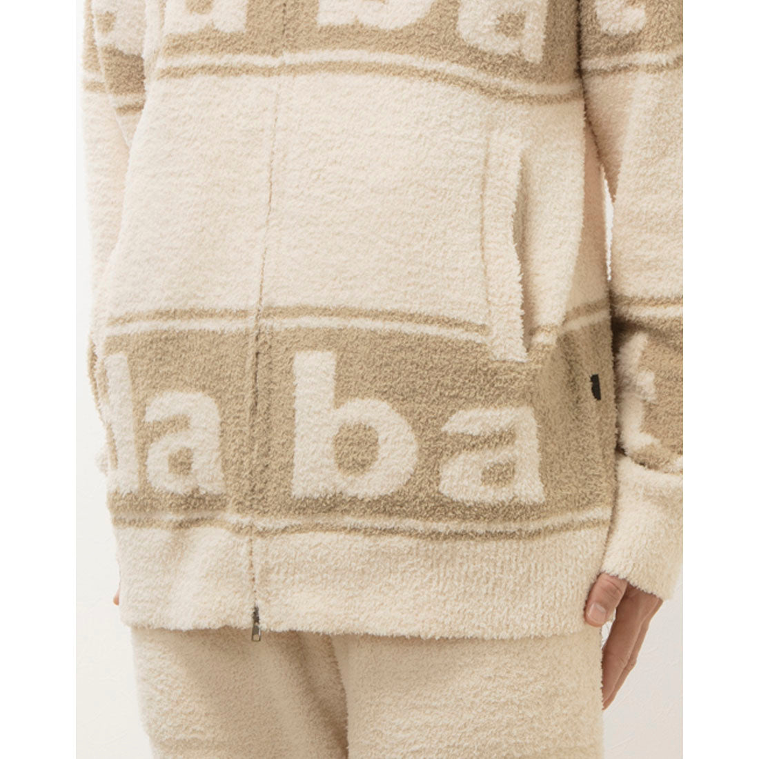 adabat RELAX WEAR / UNDER WEAR Mohair yarn zip-up jacket