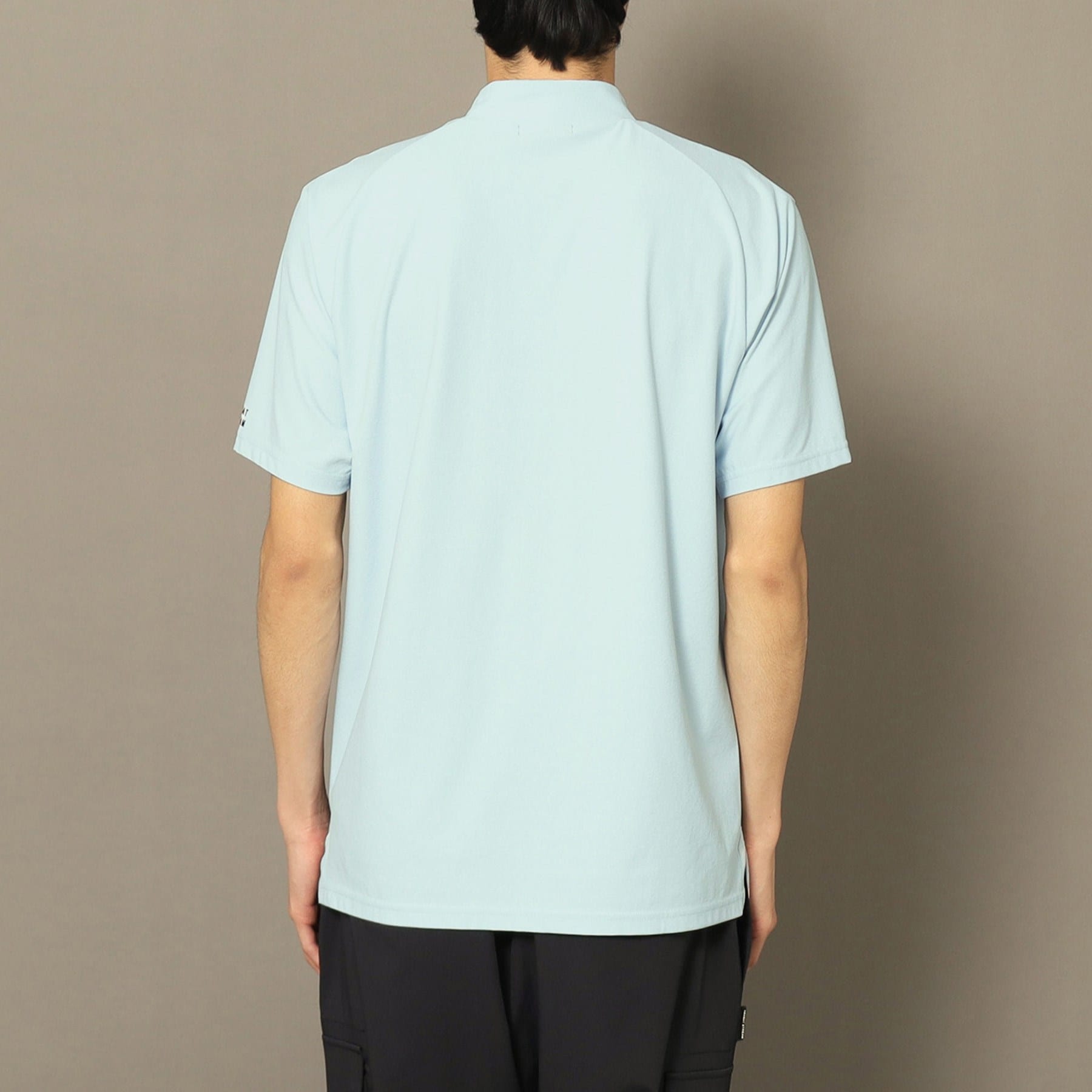 アダバット ストリーム ADABAT STREAM UVカット/吸水速乾 モックネックポケットT （ブラック(019)） ブラック(019)