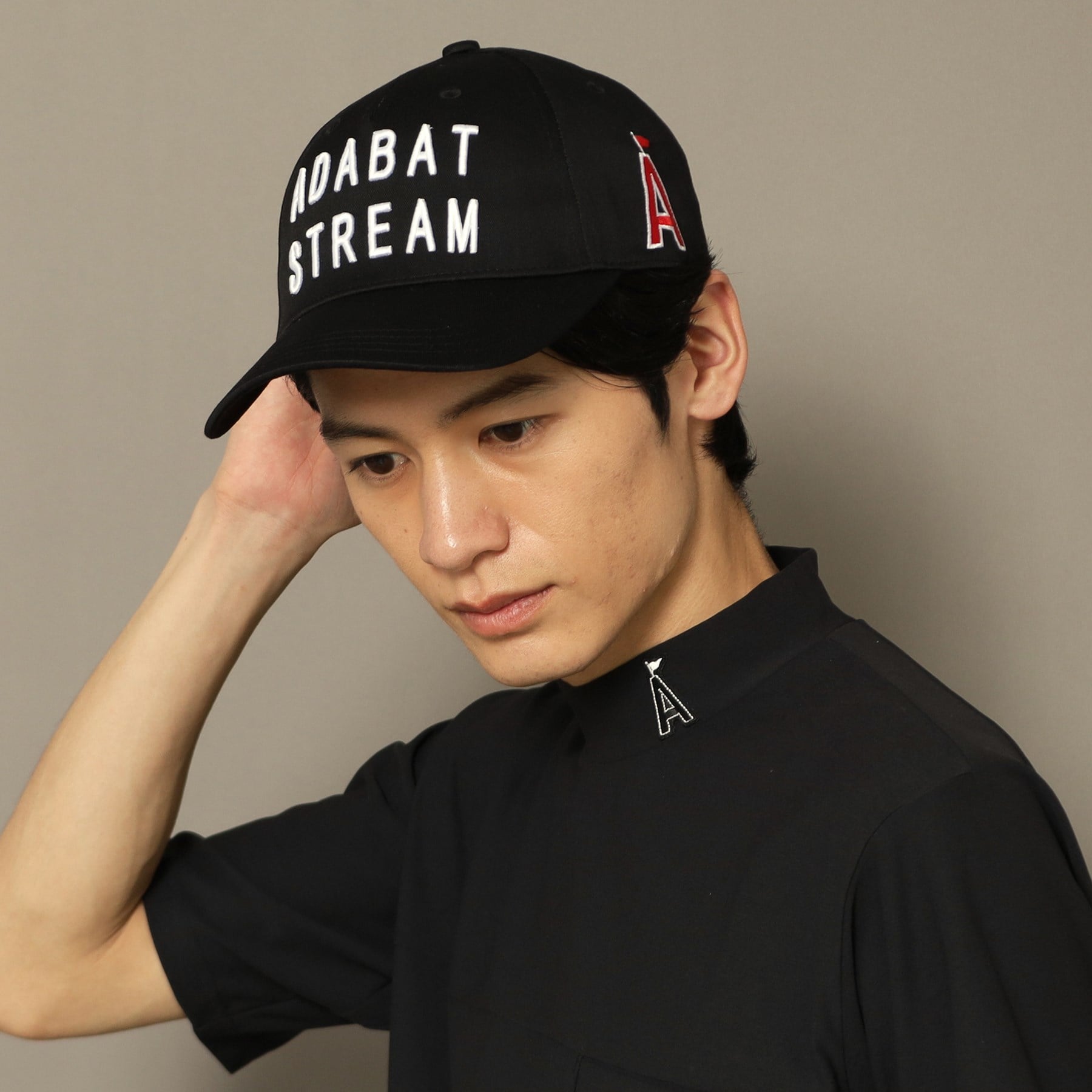 アダバット ストリーム ADABAT STREAM ADABAT STREAM ロゴキャップ （ホワイト(001)） ホワイト(001)