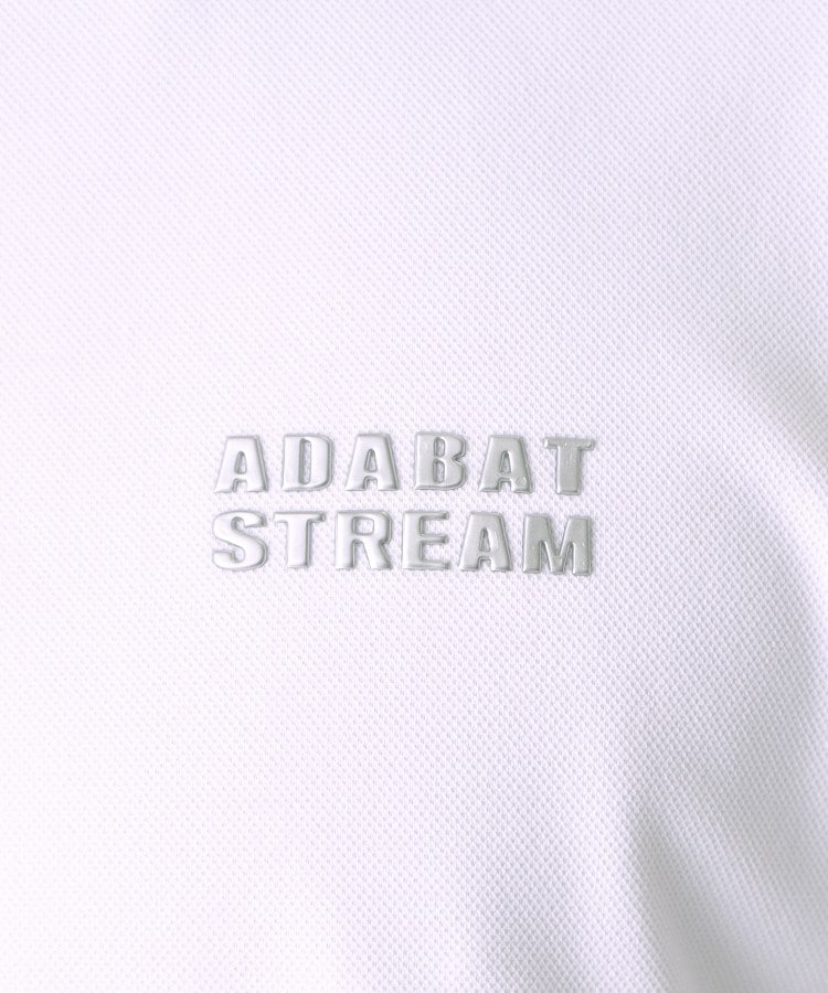 アダバット ストリーム ADABAT STREAM 【吸水速乾】UVシャダンカノコ半袖ポロシャツ （ブラック(019)） ブラック(019)
