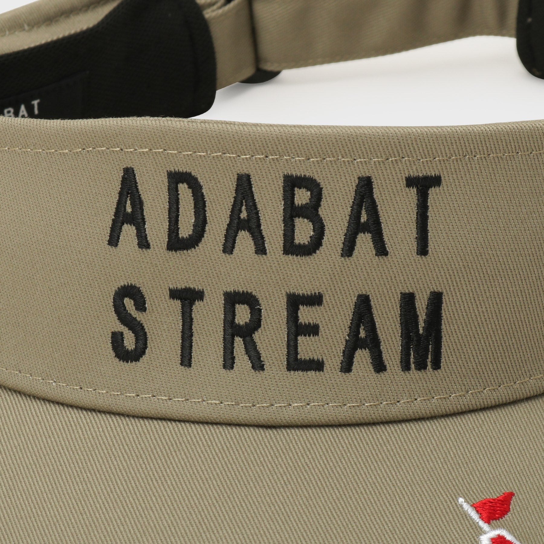 アダバット ストリーム ADABAT STREAM ADABAT STREAM ロゴバイザー （ホワイト(001)） ホワイト(001)