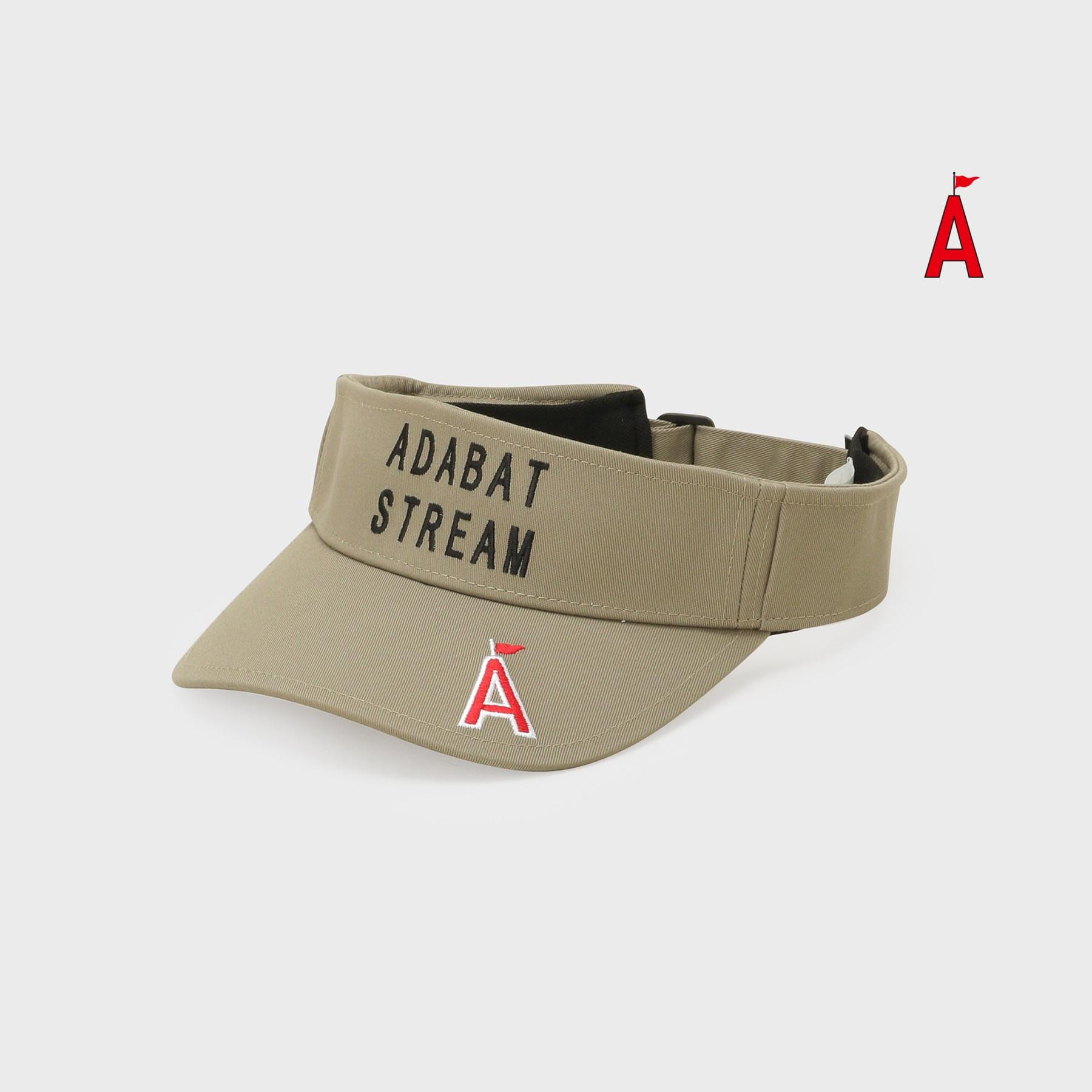 アダバット ストリーム ADABAT STREAM ADABAT STREAM ロゴバイザー （ピンクベージュ(053)） ピンクベージュ(053)