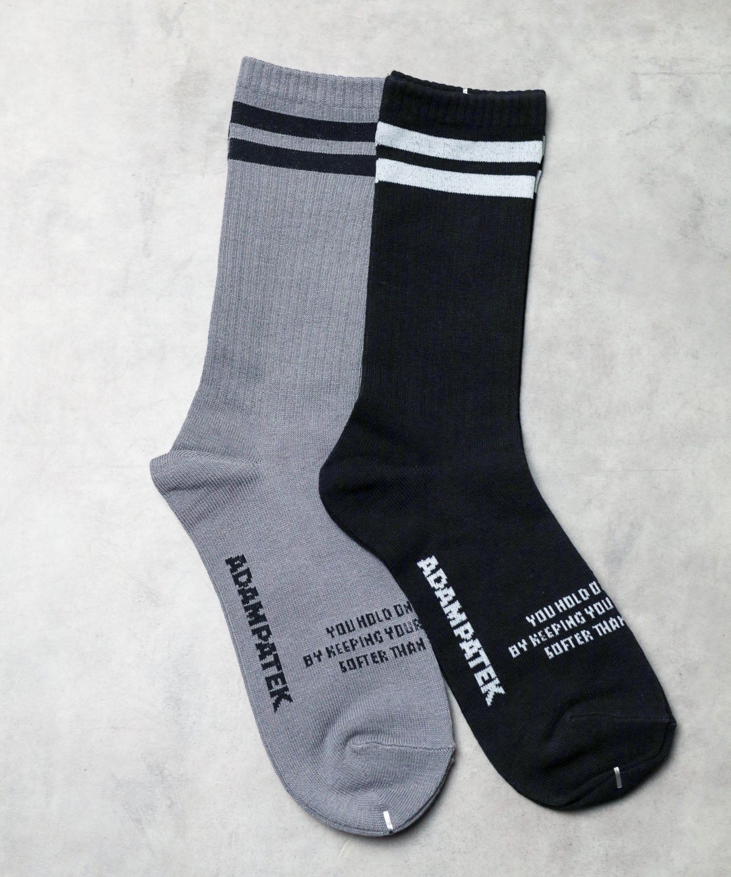 アダムパテック ADAMPATEK ADAMPATEK/AMPK-SX003/2P SET （ブラック×グレー） ブラック×グレー