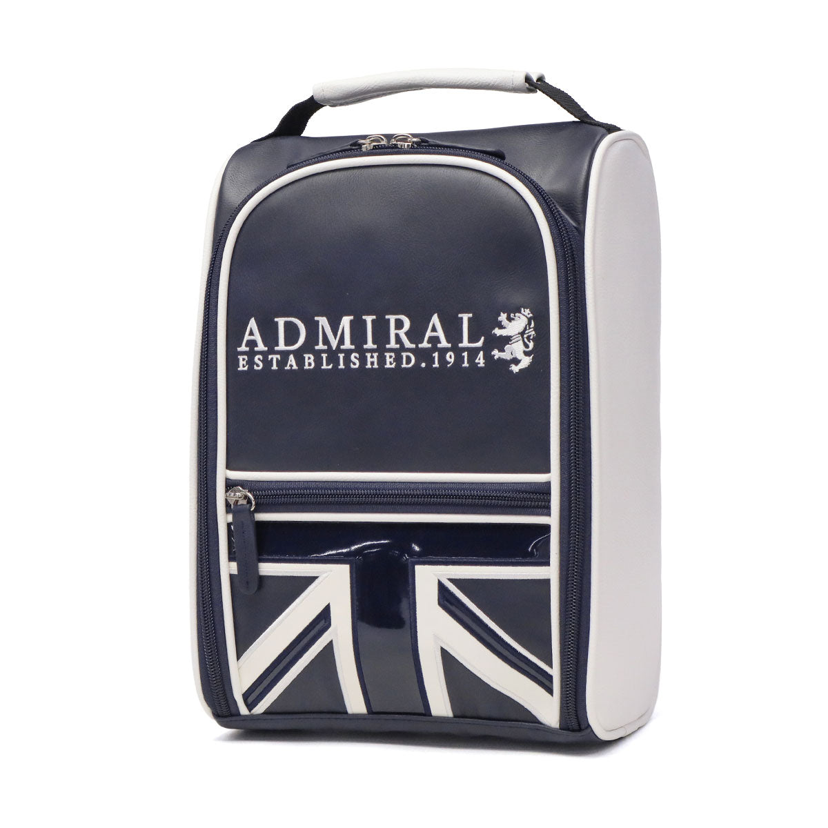 アドミラル Admiral シューズケース スポーツ メンズ レディース ゴルフ 靴 バッグ シューズバッグ 大人 シューズ入れ 靴入れ おしゃれ シューズ袋 ポーチ 大きめ シューズケーストラディショナル ADMZ3BE1 （ネイビー） ネイビー
