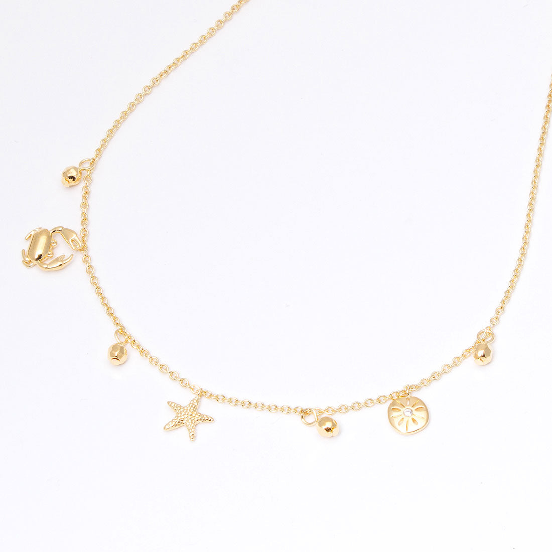 アガタ パリ AGATHA PARIS 20S、E、オーシャナイド、モチーフサガリネックレス （Gold） Gold