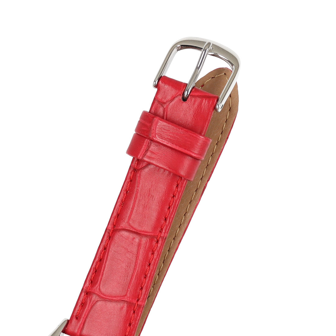アガタ パリ AGATHA PARIS スコッティウォッチ、パヴェ レザーベルト、レッド （Red） Red