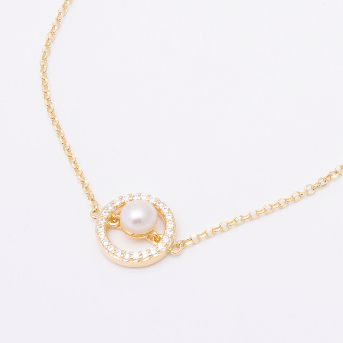アガタ パリ AGATHA PARIS 20S、C、ダンシングパール、ブレス、CZ （Pearl/Gold） Pearl/Gold