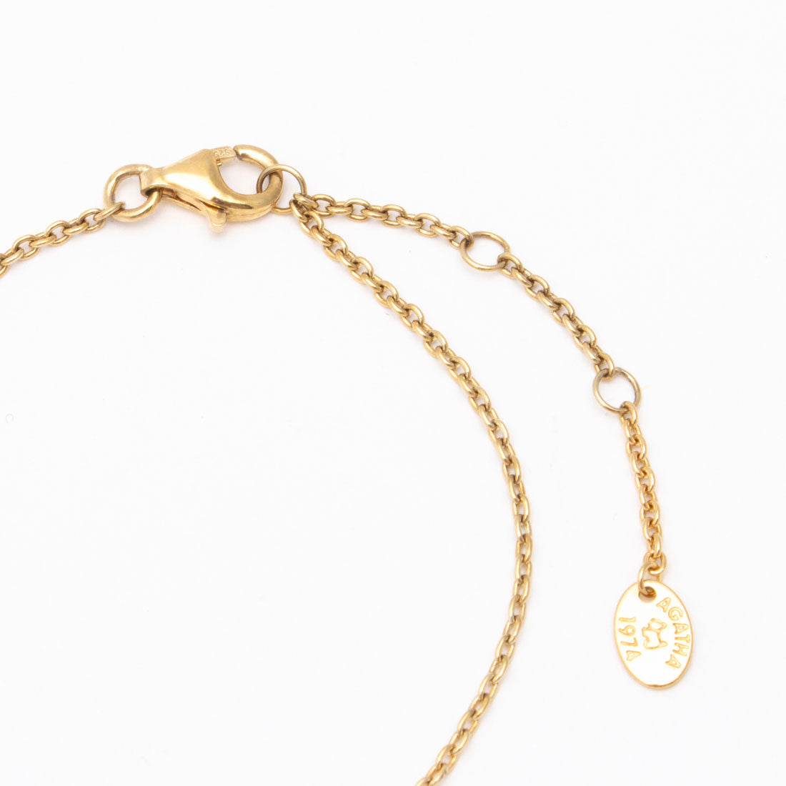 アガタ パリ AGATHA PARIS シスターブレスレット、パヴェクローバー、クリスタル／ゴールド （Crystal / gold） Crystal / gold