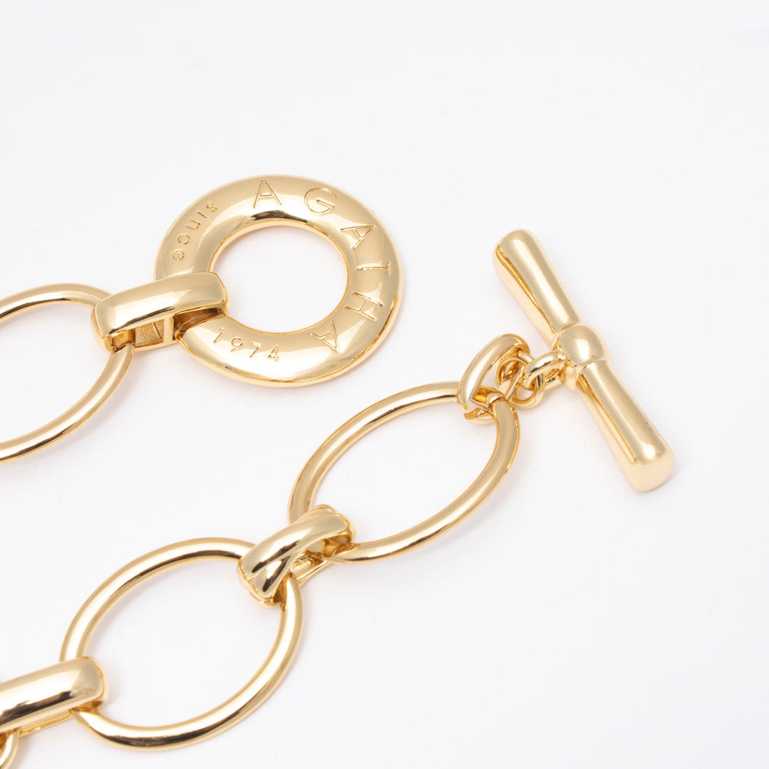 アガタ パリ AGATHA PARIS 20S、E、アンラセ、ビッグチェーンブレス （Gold） Gold