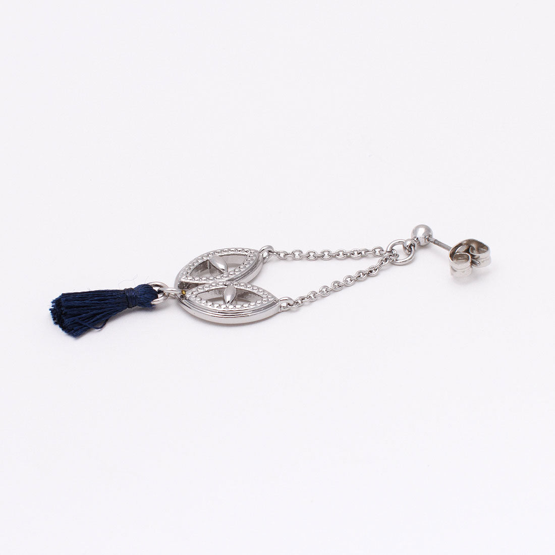 アガタ パリ AGATHA PARIS ボヘミアンカルマ、ロングピアス、タッセル、ブルー／シルバー （Blue/silver） Blue/silver