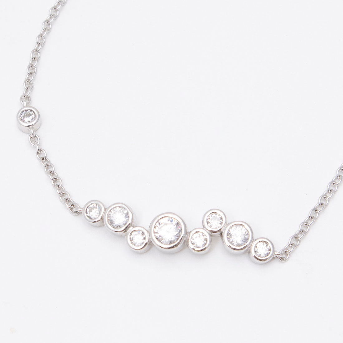 アガタ パリ AGATHA PARIS 20S、E、アクア、ブレス、CZ （クリスタル／シルバー） クリスタル／シルバー