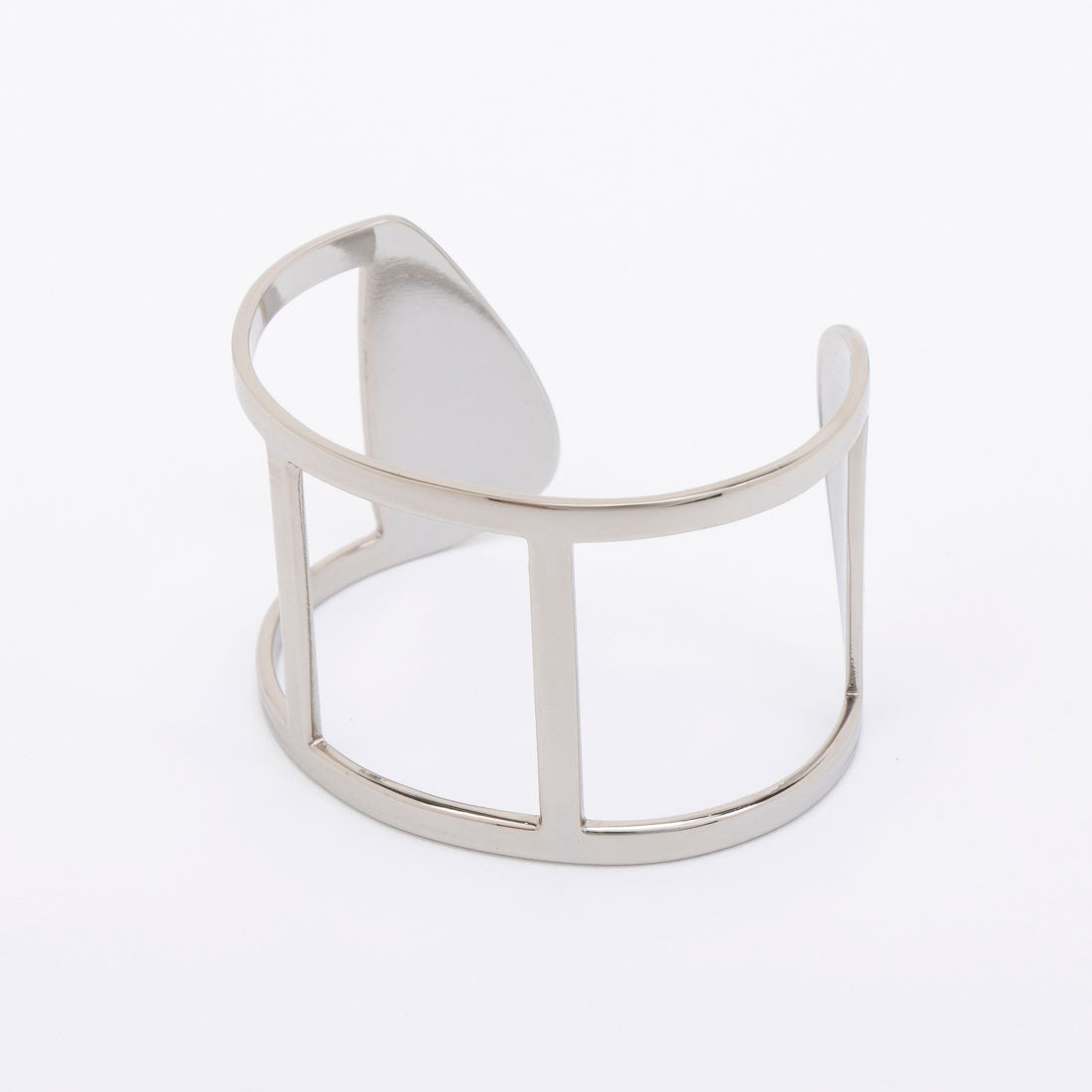 アガタ パリ AGATHA PARIS アーティビッグバングル、2トライアングルズ、バーガンディ・シルバー （シルバーバーガンディ） シルバーバーガンディ