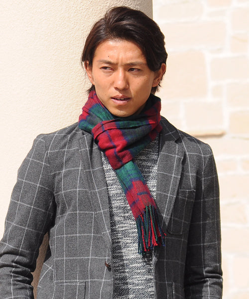 スペイド SPADE マフラー メンズ 日本製 国産 ストライプ  ストール リバーシブル レディース ユニセックス プレゼント クリスマス バレンタイン ギフト プチギフト