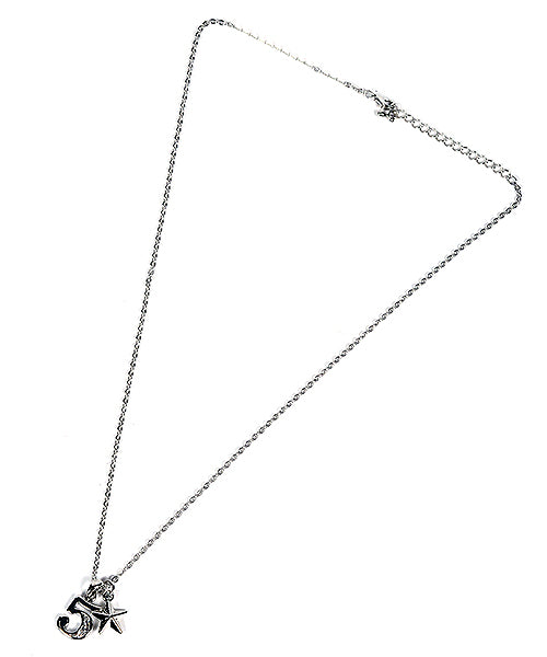 スペイド SPADE メンズ ネックレス シルバー ナンバリング 数字 ユニセックス