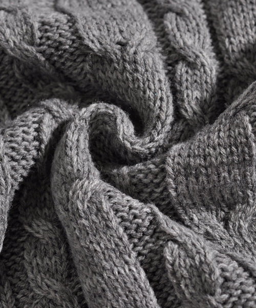 スペイド SPADE セーター メンズ Men's ニット knit タートルネック ハイネック ボリュームネック ケーブル編み ケーブル 無地 ニットセーター