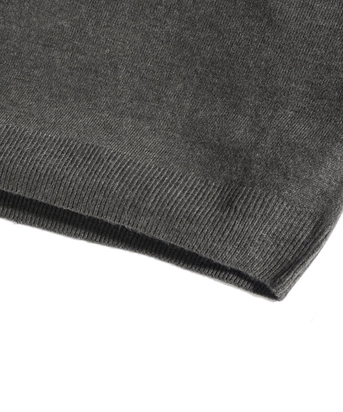 スペイド SPADE ニットknitメンズMen's無地カットソーカシミアタッチVネックニットソーセーターsweaterスエーターきれいめブラックグレー