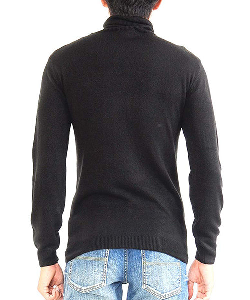 スペイド SPADE ニットknitメンズMen'sボーダータートルネックカシミアタッチVネックニットソーセーターsweaterスエーターきれいめブラックグレー （ホワイト） ホワイト