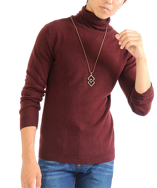 スペイド SPADE ニットknitメンズMen'sボーダータートルネックカシミアタッチVネックニットソーセーターsweaterスエーターきれいめブラックグレー