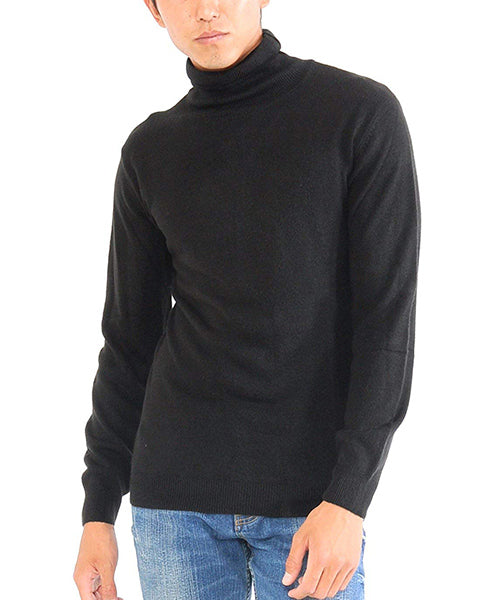 スペイド SPADE ニットknitメンズMen'sボーダータートルネックカシミアタッチVネックニットソーセーターsweaterスエーターきれいめブラックグレー,ブラック