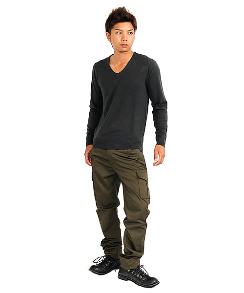 スペイド SPADE Tシャツ ティーシャツ メンズ 長袖 ロングTシャツ ロンT インナー カットソー おしゃれ 黒 白 ホワイト 無地 プレーン （ネイビー） ネイビー