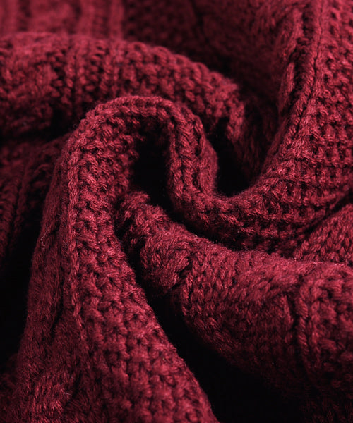 スペイド SPADE セーターニットフィッシャーマンknitメンズMen'sケーブルクルーネックUネックニットソーセーターきれいめブラックグレー白ホワイト紺ネイビー