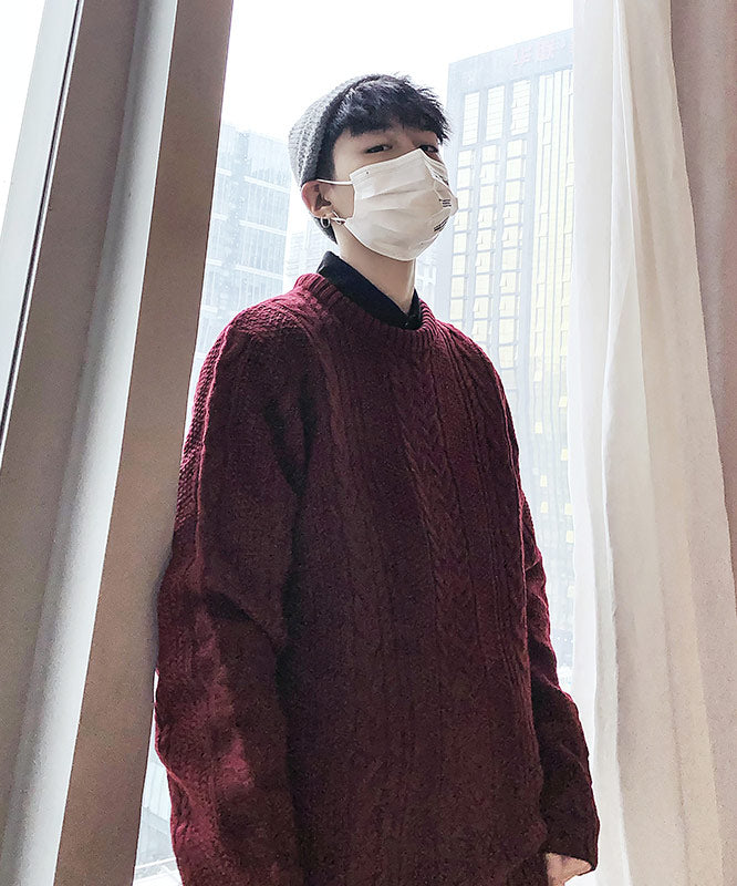 スペイド SPADE セーターニットフィッシャーマンknitメンズMen'sケーブルクルーネックUネックニットソーセーターきれいめブラックグレー白ホワイト紺ネイビー