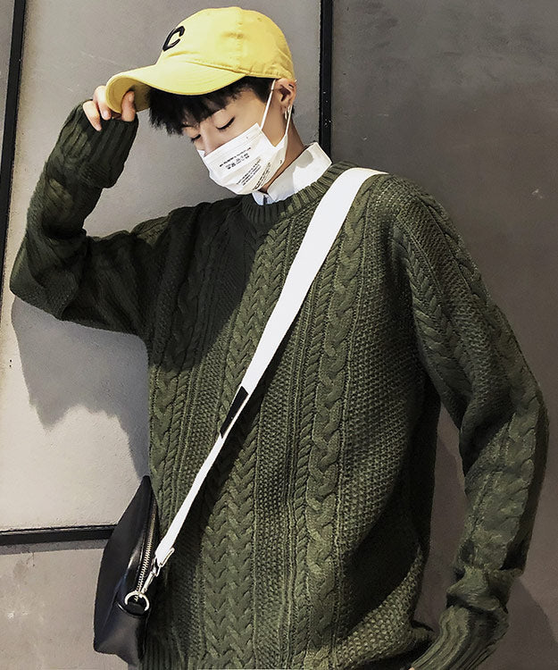 スペイド SPADE セーターニットフィッシャーマンknitメンズMen'sケーブルクルーネックUネックニットソーセーターきれいめブラックグレー白ホワイト紺ネイビー,カーキ
