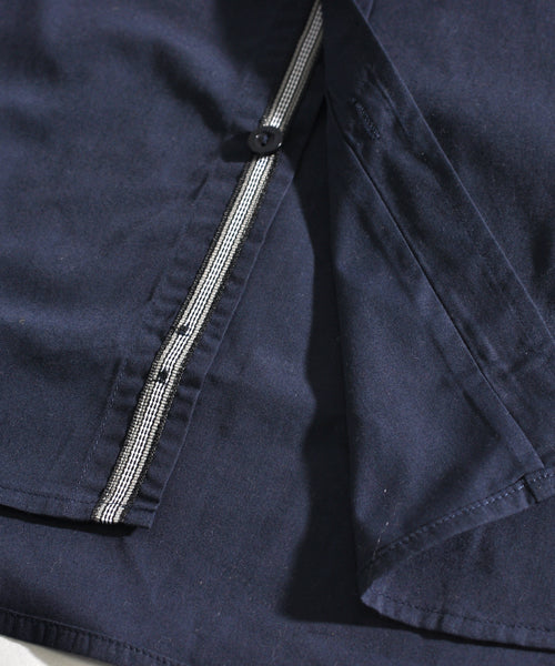 スペイド SPADE シャツ メンズ Men's 長袖 ブロード テープ チェック 無地  白シャツ ネイビー 黒 shirt シャツ シンプル プレーン きれいめ 秋 秋服 新作ト